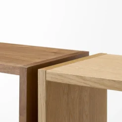 Étagères Modulables En Bois^Muji Étagère étroite en noyer ‐ 3 niveaux (Dont Eco‐part. 1,80 €)