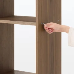 Étagères Modulables En Bois^Muji Étagère étroite en noyer ‐ 2 niveaux (Dont Eco‐part. 0,82 €)