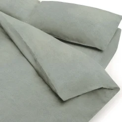 Draps De Lit^Muji Taie d'oreiller en coton délavé  (Lot de 2)