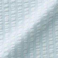 Draps De Lit^Muji Taie d'oreiller en coton Seersucker 65 x 65 cm