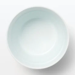 Vaisselle^Muji Tasse à saké en porcelaine Hasami - Motif rayures éventail