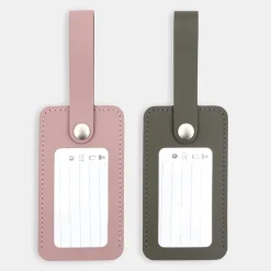 Accessoires De Voyage^Muji Étiquette de bagage en cuir recyclé - Kaki