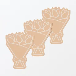 Emballages Cadeaux^Muji Étiquettes cadeaux - Bouquet, lot de 3