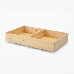 Lits^Muji Tiroir de lit en pin avec séparateur