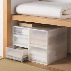 Rangements En Polypropylène^Muji Tiroir de rangement empilable - [40 x 65 cm] - Hauteur 18 cm