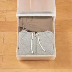 Rangements En Polypropylène^Muji Tiroir de rangement empilable - [44 x 55 cm] - Hauteur 24 cm