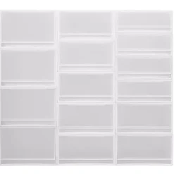 Rangements En Polypropylène^Muji Tiroir de rangement empilable - [44 x 55 cm] - Hauteur 24 cm