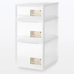 Rangements En Polypropylène^Muji Tiroir de rangement empilable - [34 x 44.5 cm] - Hauteur 24 cm