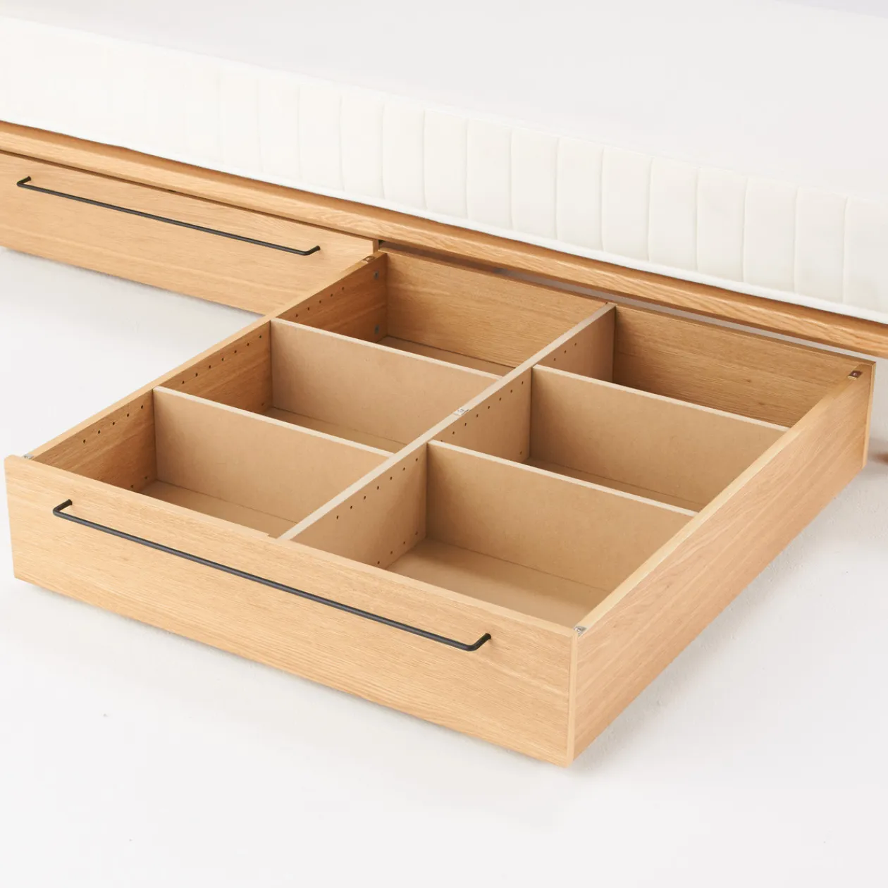 Lits^Muji Tiroir en chêne pour lit plate‐forme 19 cm
