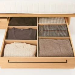 Lits^Muji Tiroir en chêne pour lit plate‐forme 19 cm