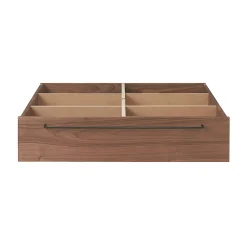 Lits^Muji Tiroir en noyer pour lit plate‐forme