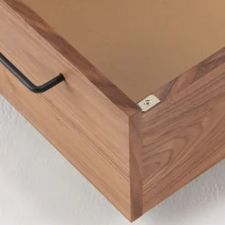 Lits^Muji Tiroir en noyer pour lit plate‐forme