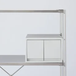 Petits Rangements En Polypropylène|Boîtes Et Rangement De Bureau^Muji Tiroir en PP A4 gris blanc 2 compartiments L26 XP37X H17.5cm