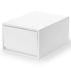 Petits Rangements En Polypropylène|Boîtes Et Rangement De Bureau^Muji Tiroir en PP A4 gris blanc L26X P37X H17.5cm