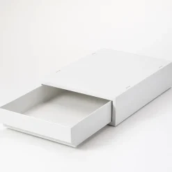 Petits Rangements En Polypropylène^Muji Tiroir en PP A4 gris blanc P26X L37X H9cm