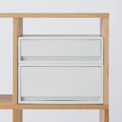 Petits Rangements En Polypropylène|Boîtes Et Rangement De Bureau^Muji Tiroir en PP paysage blanc L37xP26xH12cm