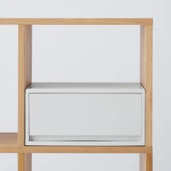 Petits Rangements En Polypropylène|Boîtes Et Rangement De Bureau^Muji Tiroir en PP paysage gris blanc L37 X P26 X H17.5 cm