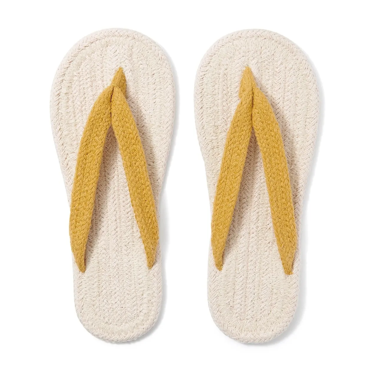 Chaussons|Chaussons^Muji Tongs d'intérieur en coton mélangé