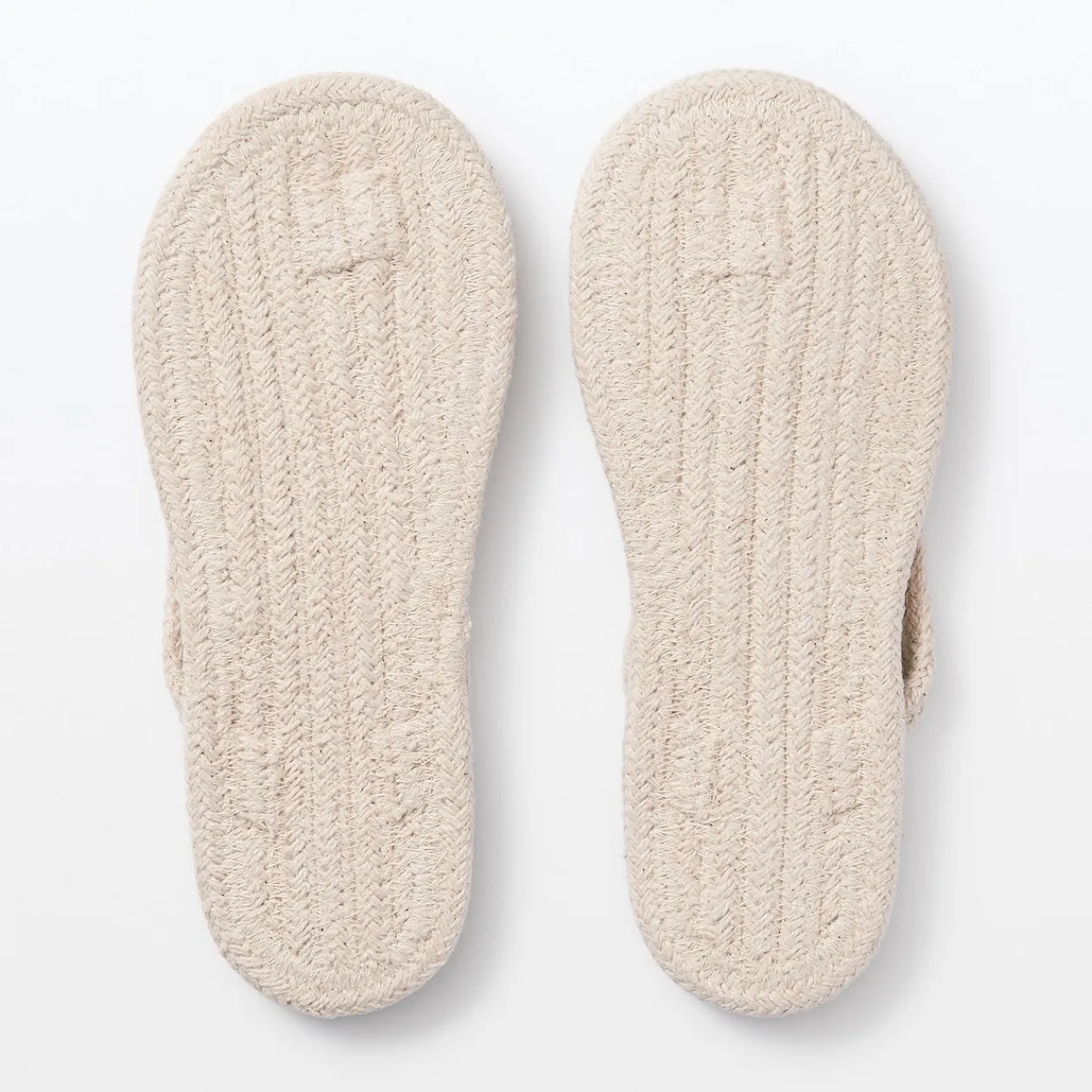 Chaussons|Chaussons^Muji Tongs d'intérieur en coton mélangé