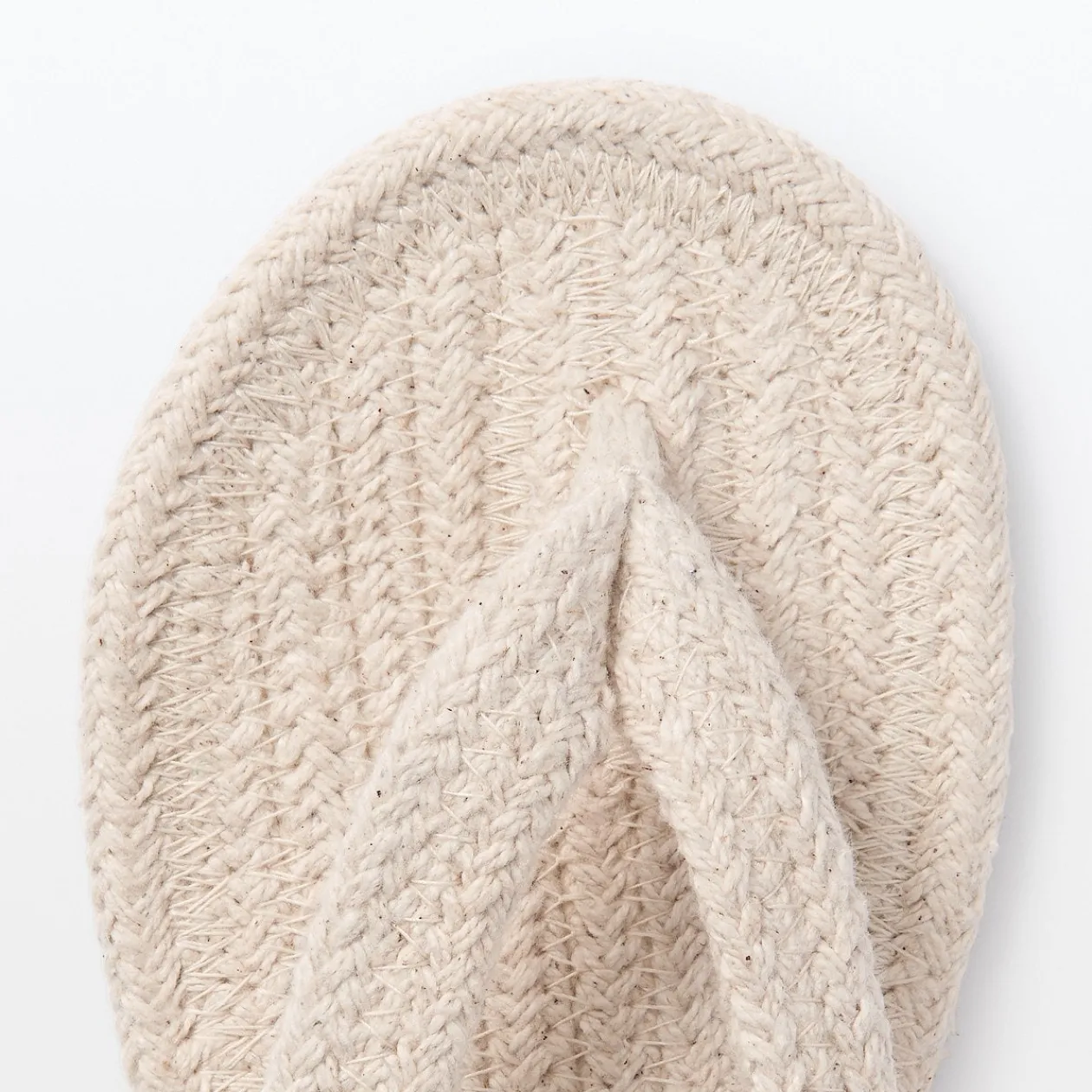 Chaussons|Chaussons^Muji Tongs d'intérieur en coton mélangé