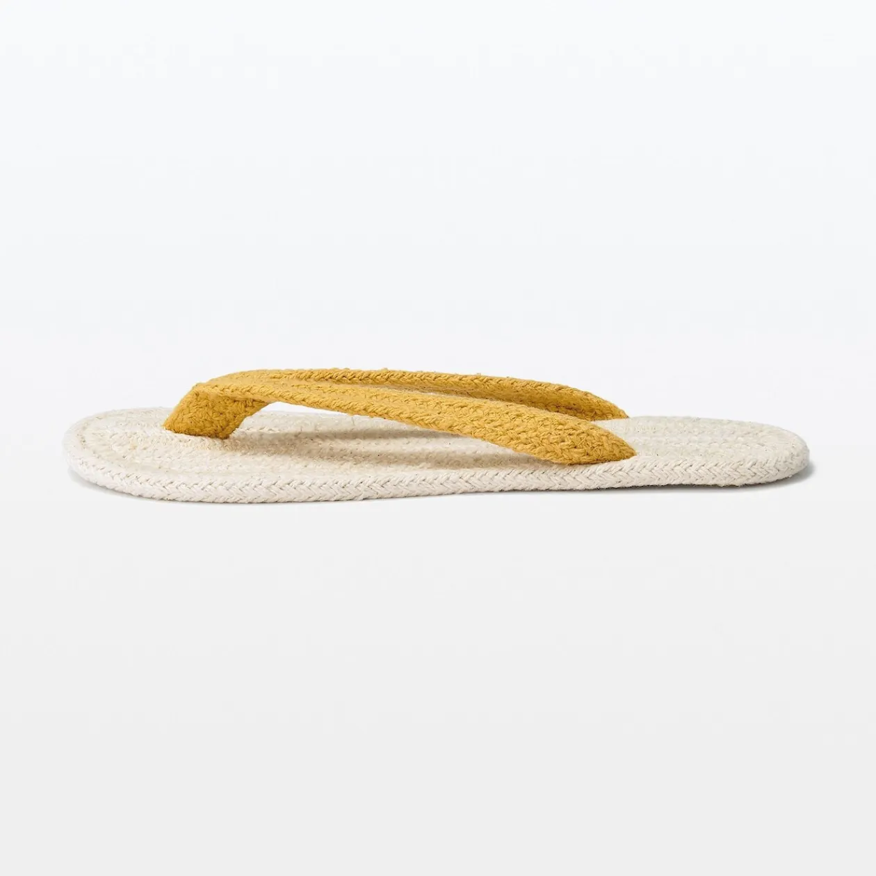Chaussons|Chaussons^Muji Tongs d'intérieur en coton mélangé