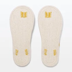 Chaussons|Chaussons^Muji Tongs d'intérieur en coton mélangé