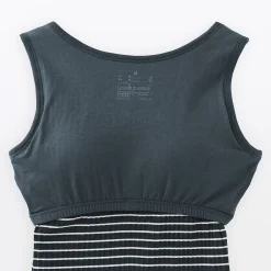 Hauts Et T‐Shirts|Sous‐Vêtements^Muji Top brassière court côtelé en coton pour femme