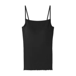 Hauts Et T‐Shirts|Sous‐Vêtements^Muji Top brassière lisse côtelé en mélange lyocell pour femme