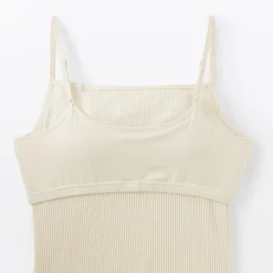 Hauts Et T‐Shirts|Sous‐Vêtements^Muji Top brassière lisse côtelé en mélange lyocell pour femme