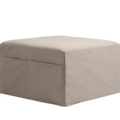 Canapés Et Repose-Pieds^Muji Trio en coton beige