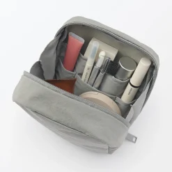 Vanitys Et Trousses De Maquillage|Trousses De Toilette^Muji Trousse de maquillage à poser en nylon texturé