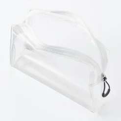 Trousses De Toilette^Muji Trousse de toilette transparente ‐ Pochette de voyage 12 x 18,5 x 4 cm