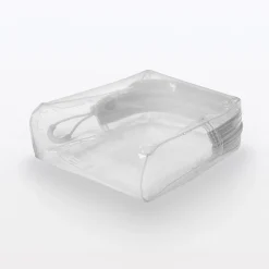 Trousses De Toilette^Muji Trousse de toilette transparente ‐ Pochette de voyage 12 x 10 x 4 cm