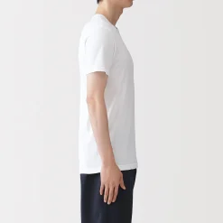 Sous‐Vêtements^Muji T‐shirt à col rond en coton respirant pour homme