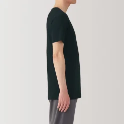 Sous‐Vêtements^Muji T‐shirt à col V en coton respirant pour homme