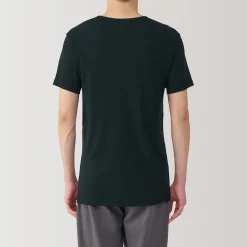 Sous‐Vêtements^Muji T‐shirt à col V en coton respirant pour homme