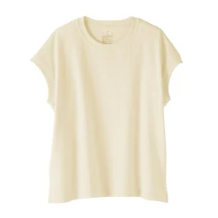 Hauts Et T‐Shirts^Muji T-shirt à mancherons en coton épais pour femme