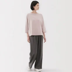 Hauts Et T‐Shirts^Muji T‐shirt à manches 3/4 en coton mélangé pour femme