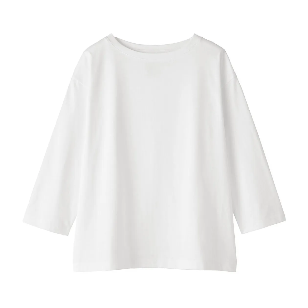 Hauts Et T‐Shirts^Muji T‐shirt à manches 3/4 en coton mélangé pour femme