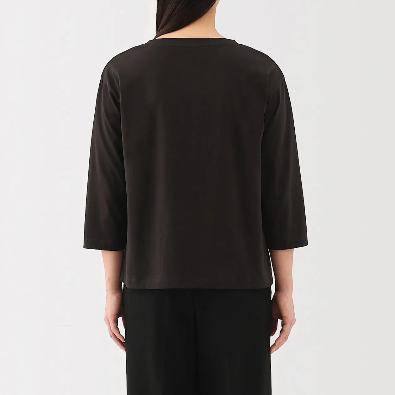 Hauts Et T‐Shirts^Muji T‐shirt à manches 3/4 en coton mélangé pour femme