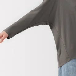 Hauts Et T‐Shirts^Muji T-shirt à manches longues chauve-souris en jersey lyocell pour femme