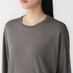 Hauts Et T‐Shirts^Muji T-shirt à manches longues chauve-souris en jersey lyocell pour femme