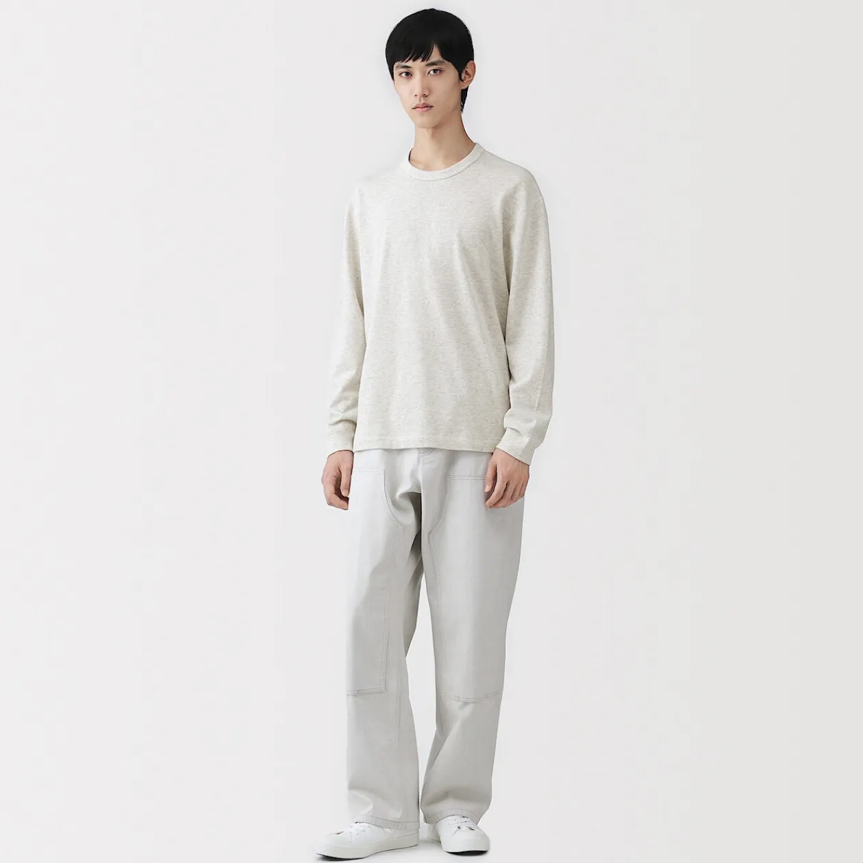 Hauts Et T‐Shirts^Muji T‐shirt à manches longues en tricot traditionnel pour homme