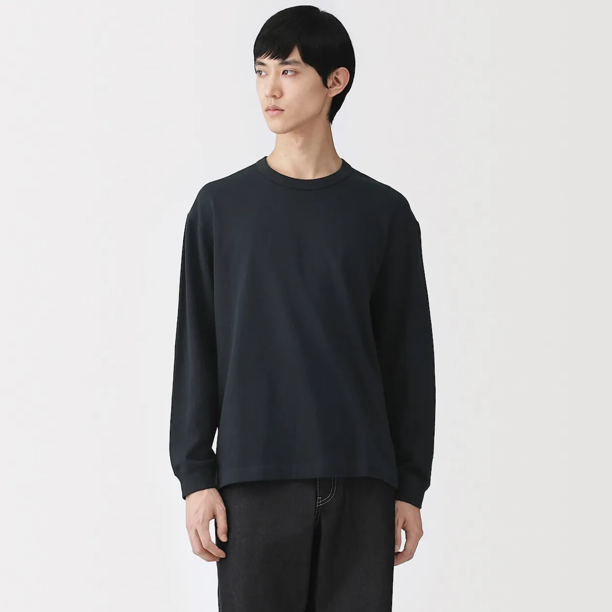 Hauts Et T‐Shirts^Muji T‐shirt à manches longues en tricot traditionnel pour homme