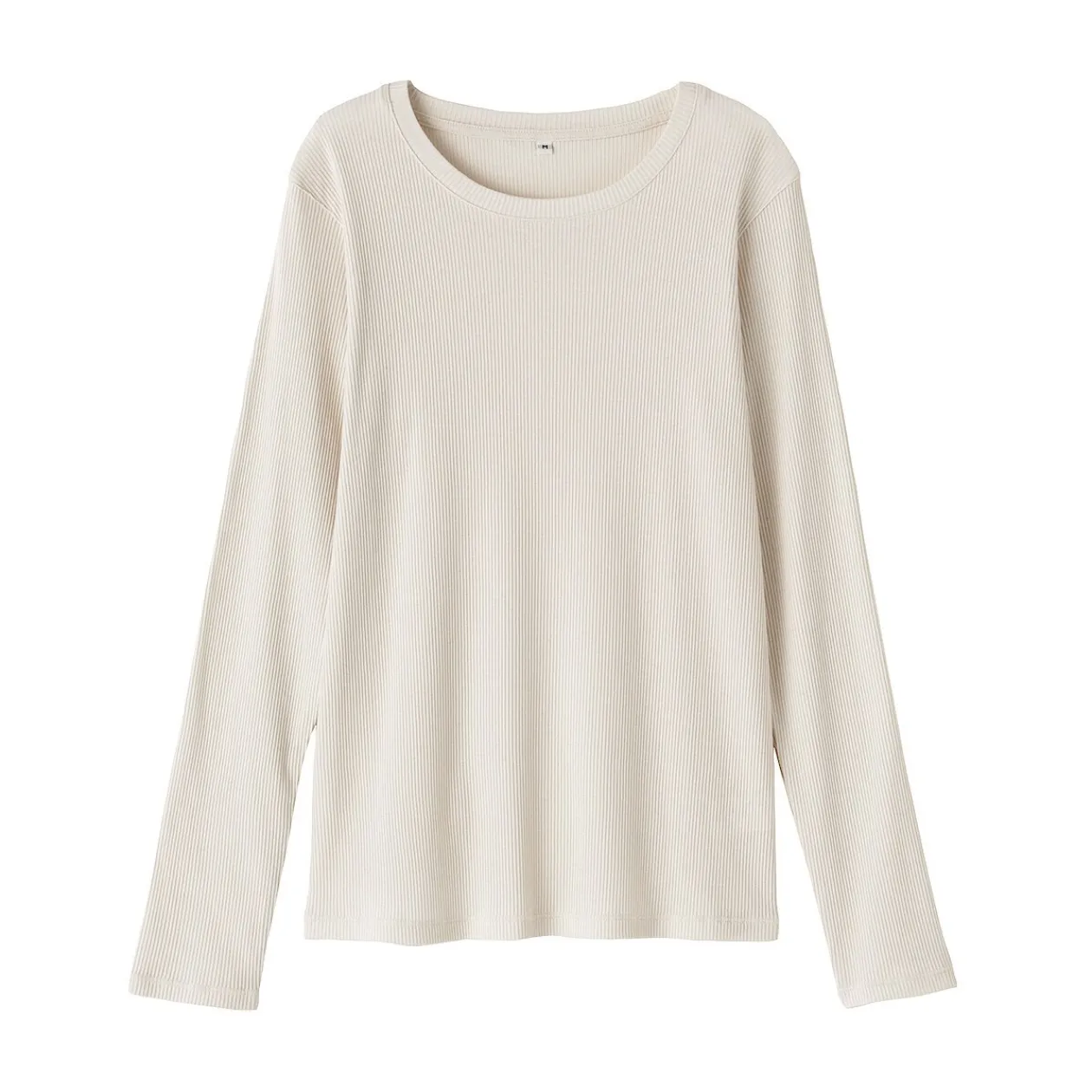 Hauts Et T‐Shirts^Muji T‐shirt à manches longues en mélange de Lyocell côtelé pour femme