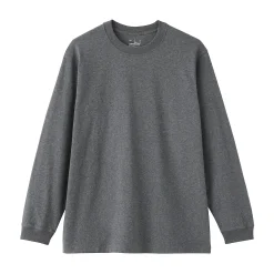 Hauts Et T‐Shirts^Muji T‐shirt à manches longues en coton épais pour homme
