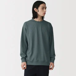 Hoodies Et Sweatshirts|Hauts Et T‐Shirts^Muji T‐shirt à manches longues gaufré Quick Dry pour homme