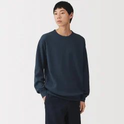 Hoodies Et Sweatshirts|Hauts Et T‐Shirts^Muji T‐shirt à manches longues gaufré Quick Dry pour homme