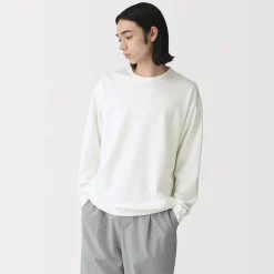 Hoodies Et Sweatshirts|Hauts Et T‐Shirts^Muji T‐shirt à manches longues gaufré Quick Dry pour homme