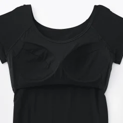 Hauts Et T‐Shirts|Sous‐Vêtements^Muji T-shirt brassière lisse en mélange lyocell à mancherons pour femme